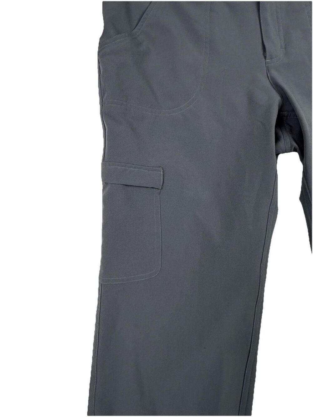 The North Face Gray Capri Cargo Pants Womens 10 Hiking Outdoor - Picture 3 of 13